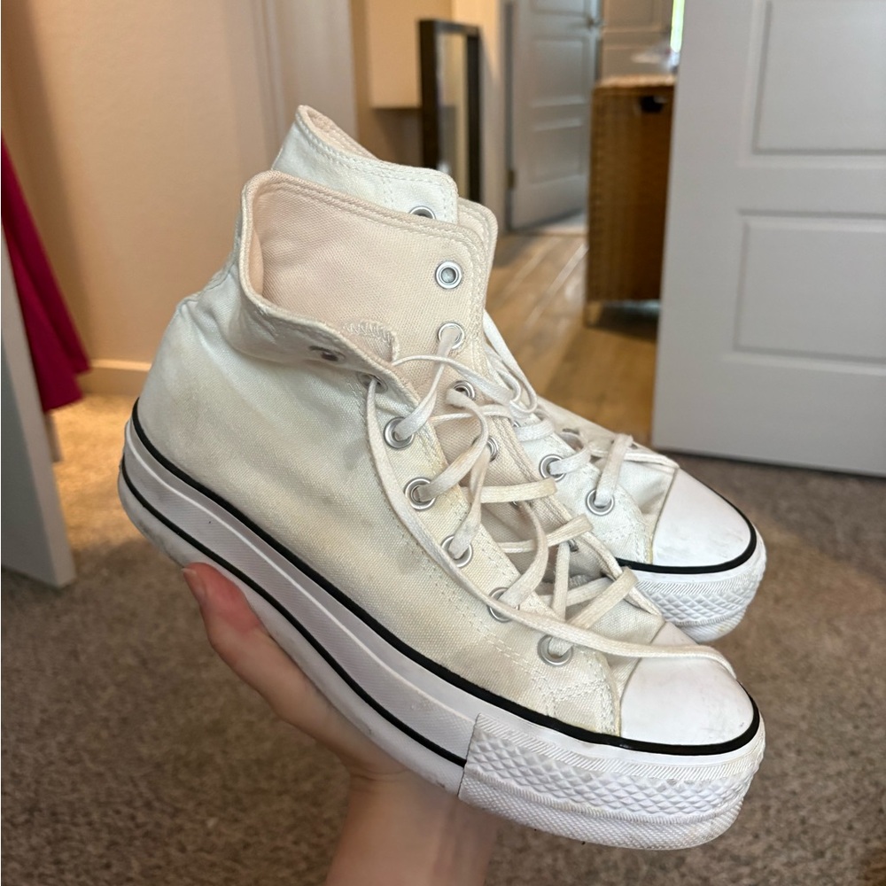White platform converse - Picture 2 of 6